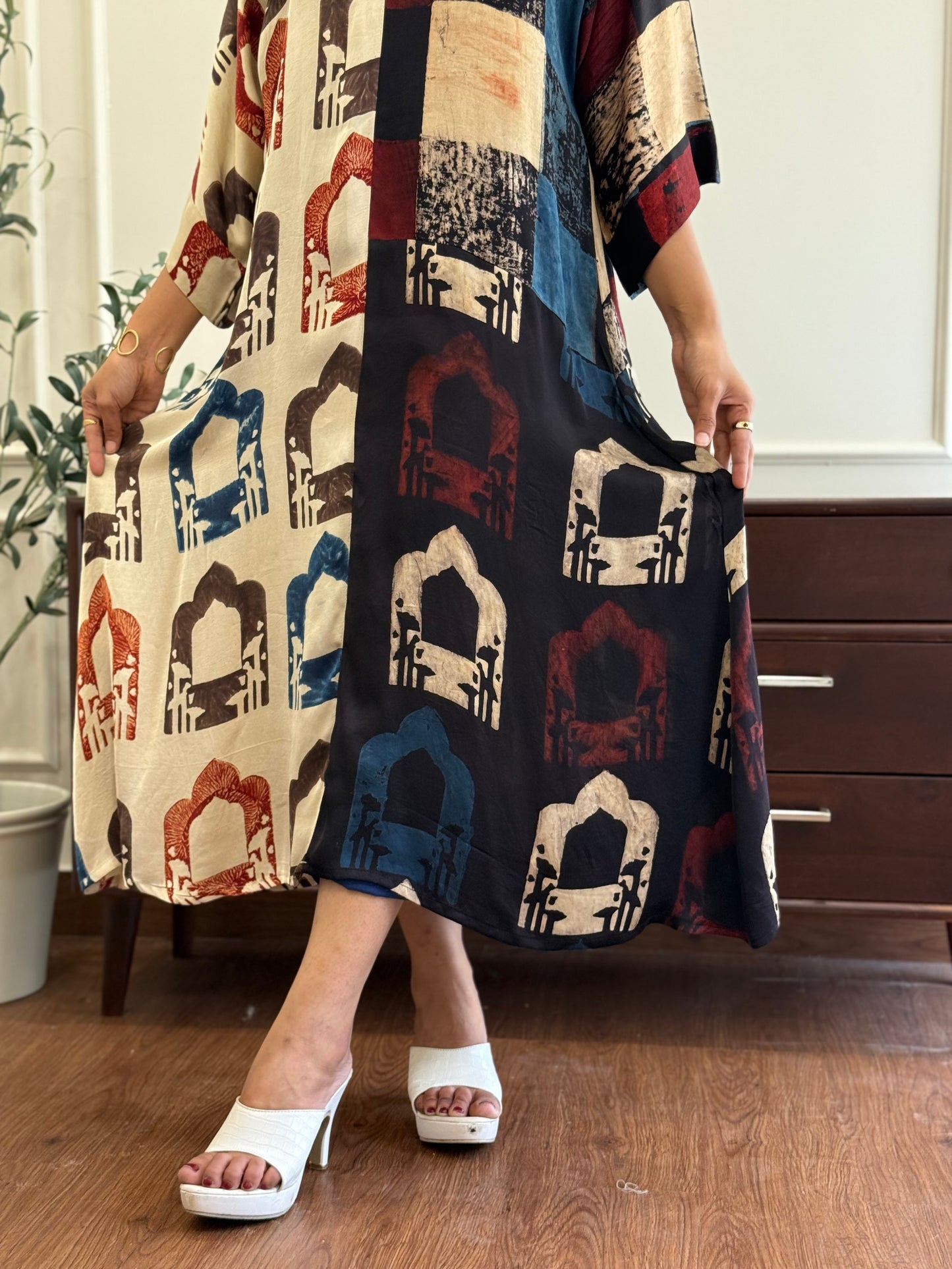 ZU25X214- MODAL KAFTAN