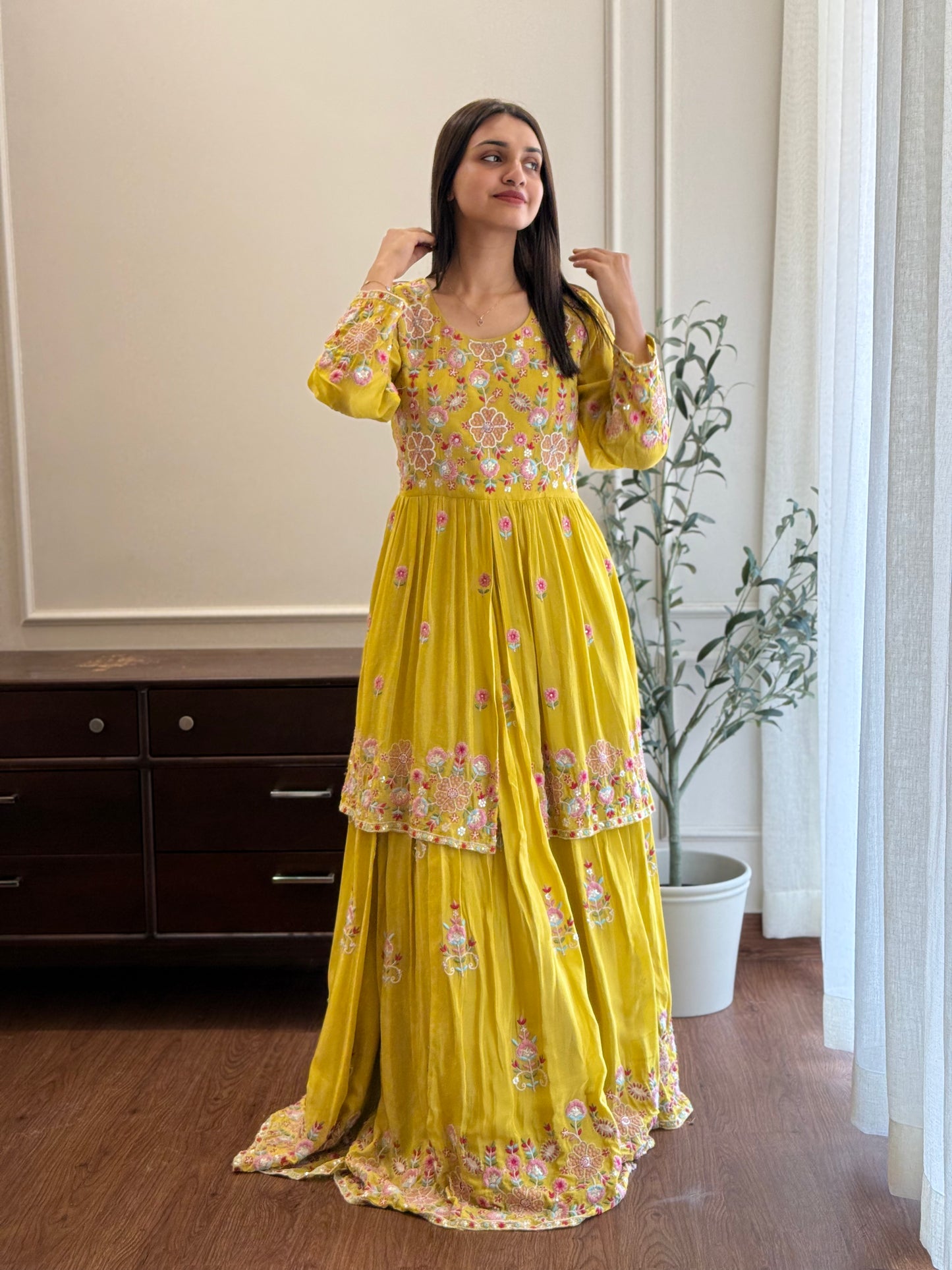 ZU25X009-YELLOW SKIRT