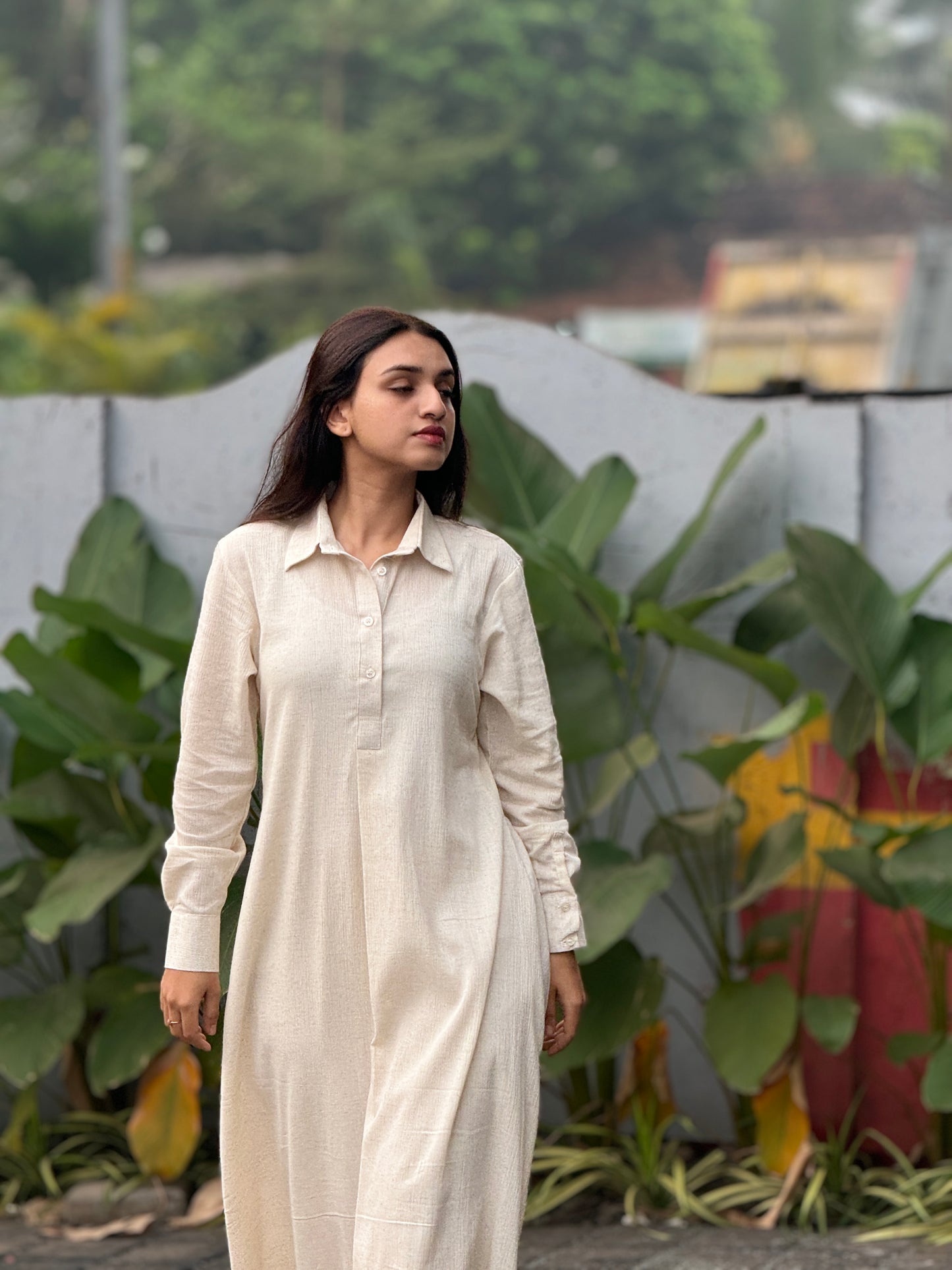 ZU25X066-CRUSHED COTTON CO-ORD
