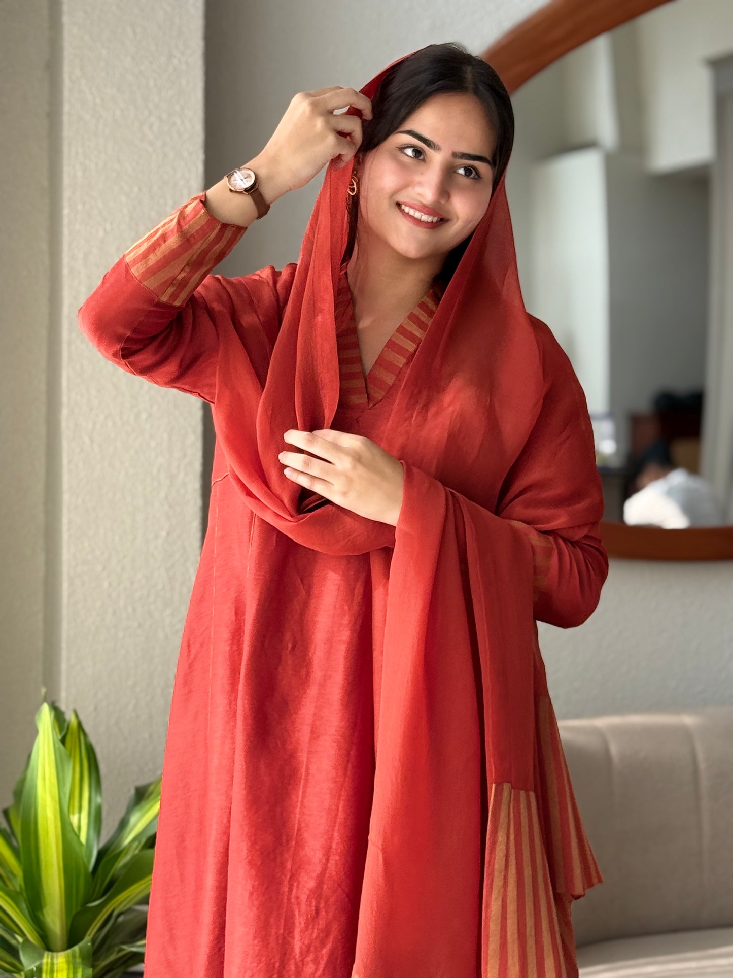 ZU25X312- BURNT SILK