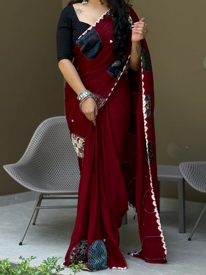 ZR002SAREE-AJRAK MODAL