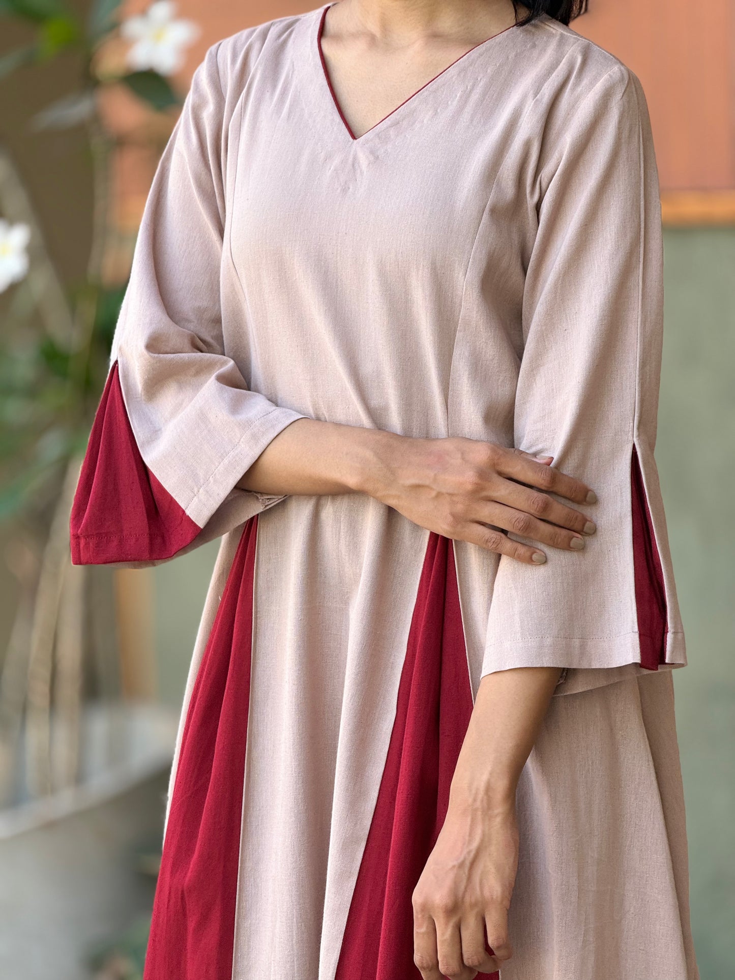 ZU25X436- RED& BEIGE