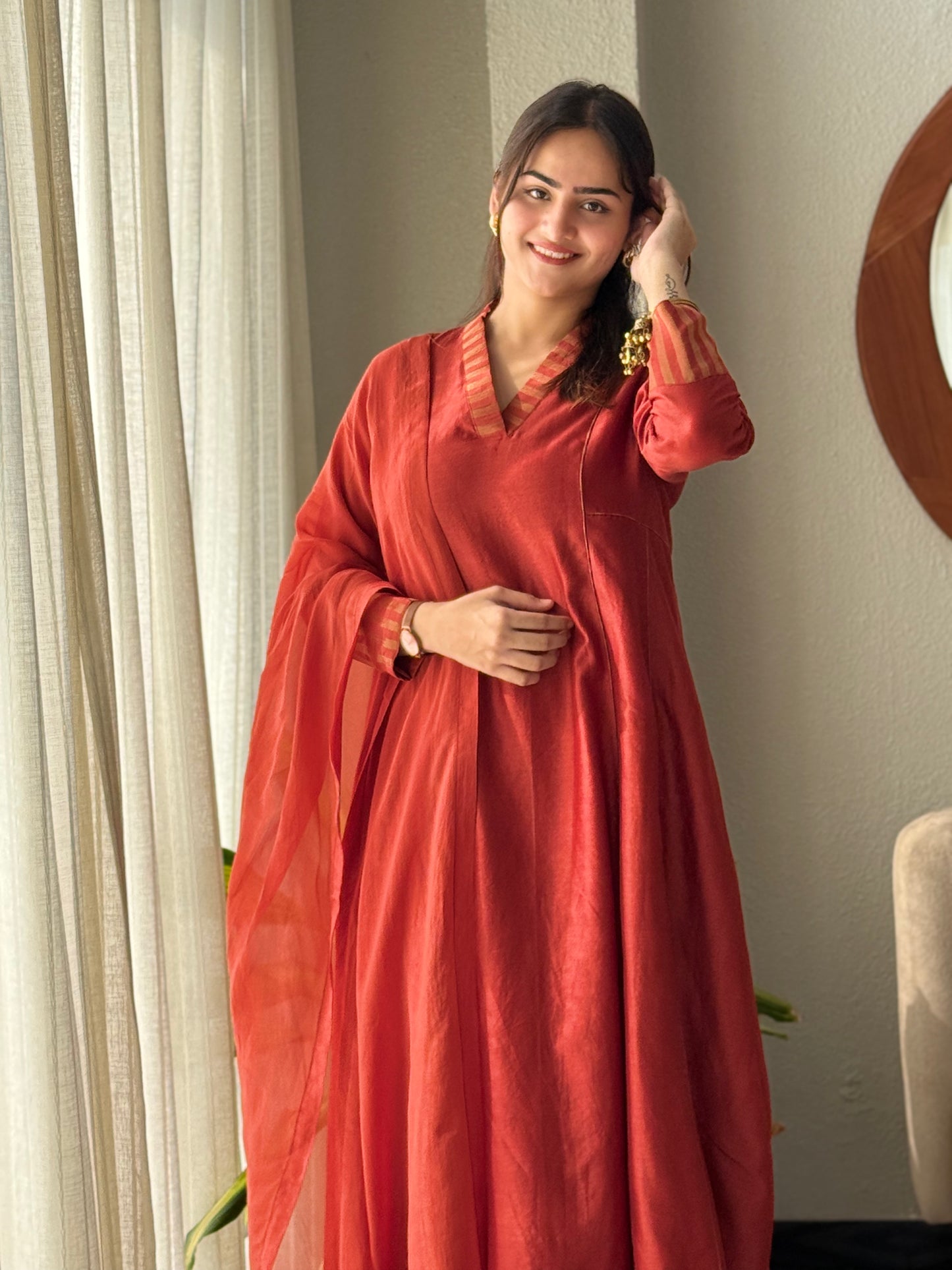 ZU25X312- BURNT SILK