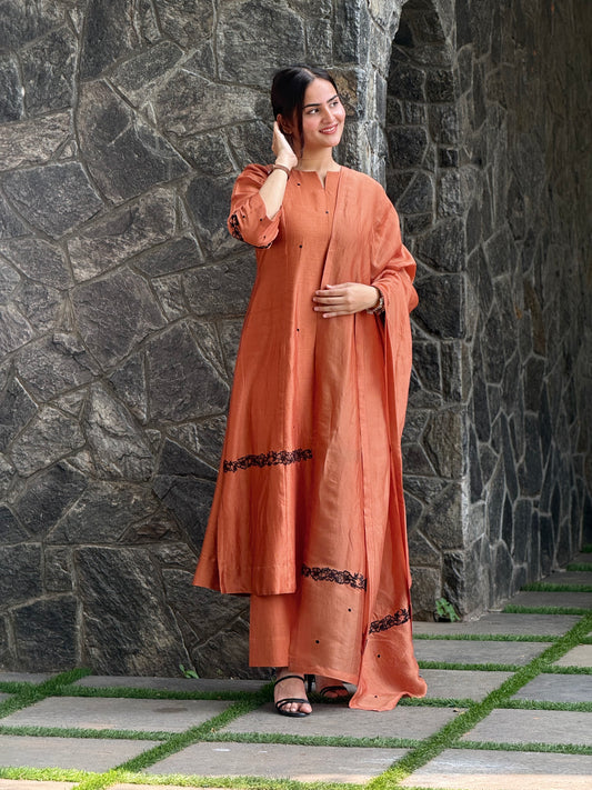 ZU25X324- BURNT SILK