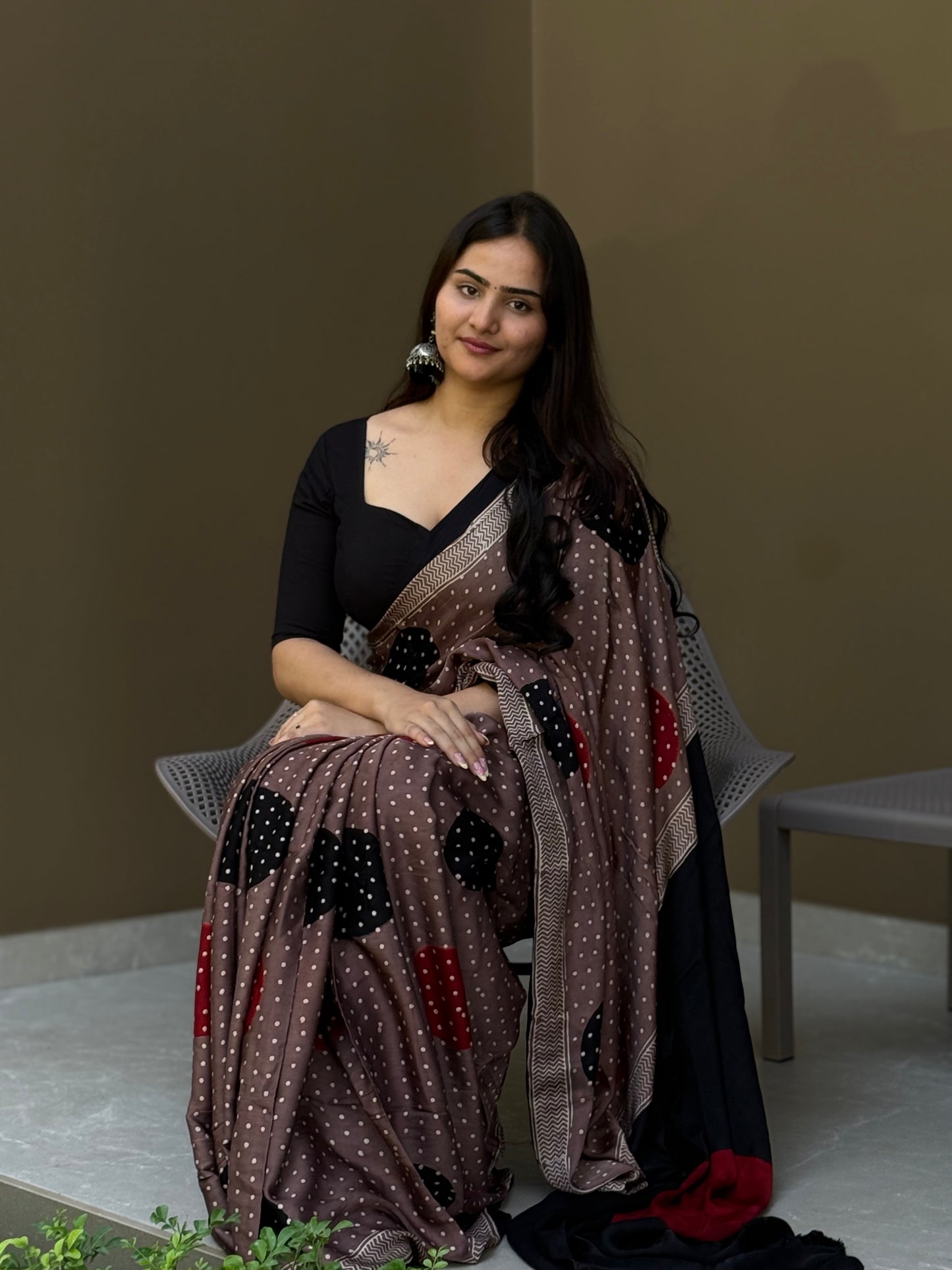 ZR009SAREE-AJRAK MODAL