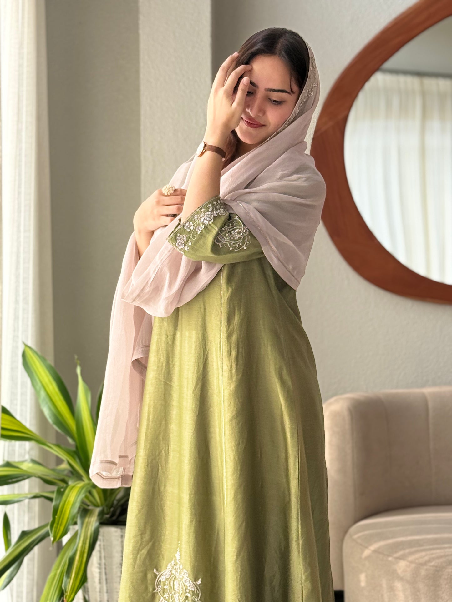 ZU25X310- OLIVE SILK HW