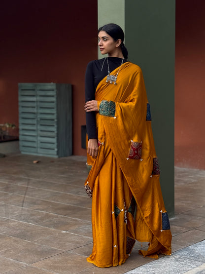 ZR004SAREE-AJRAK MODAL