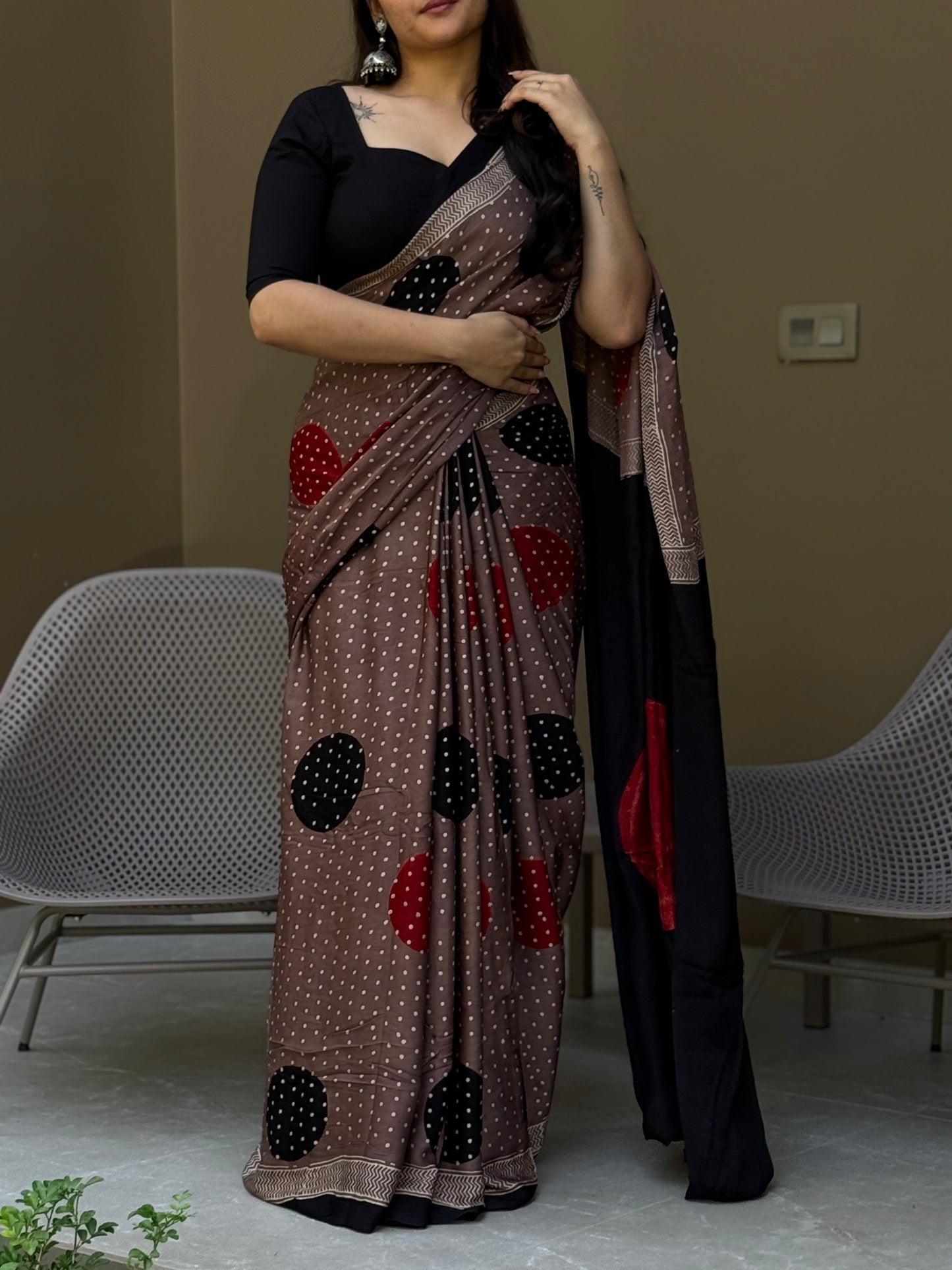 ZR009SAREE-AJRAK MODAL