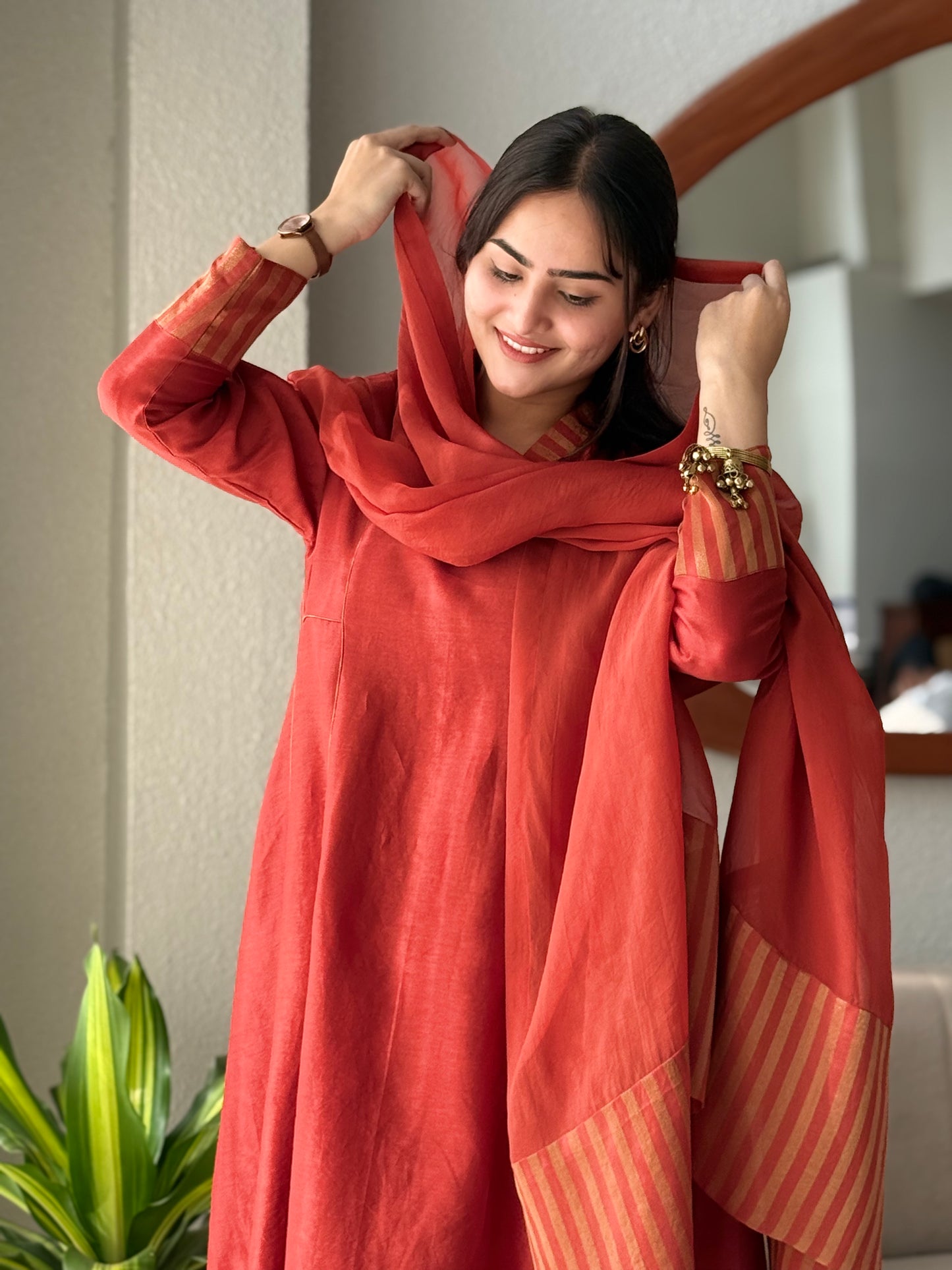 ZU25X312- BURNT SILK