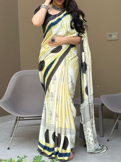 ZR008SAREE-AJRAK MODAL