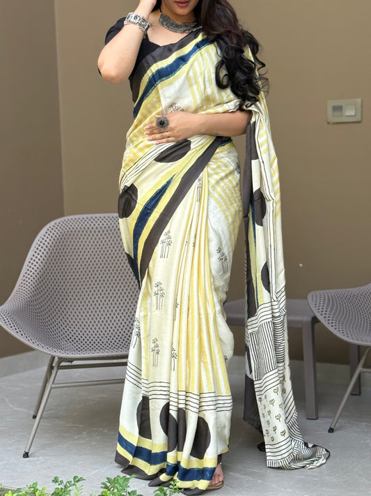 ZR008SAREE-AJRAK MODAL